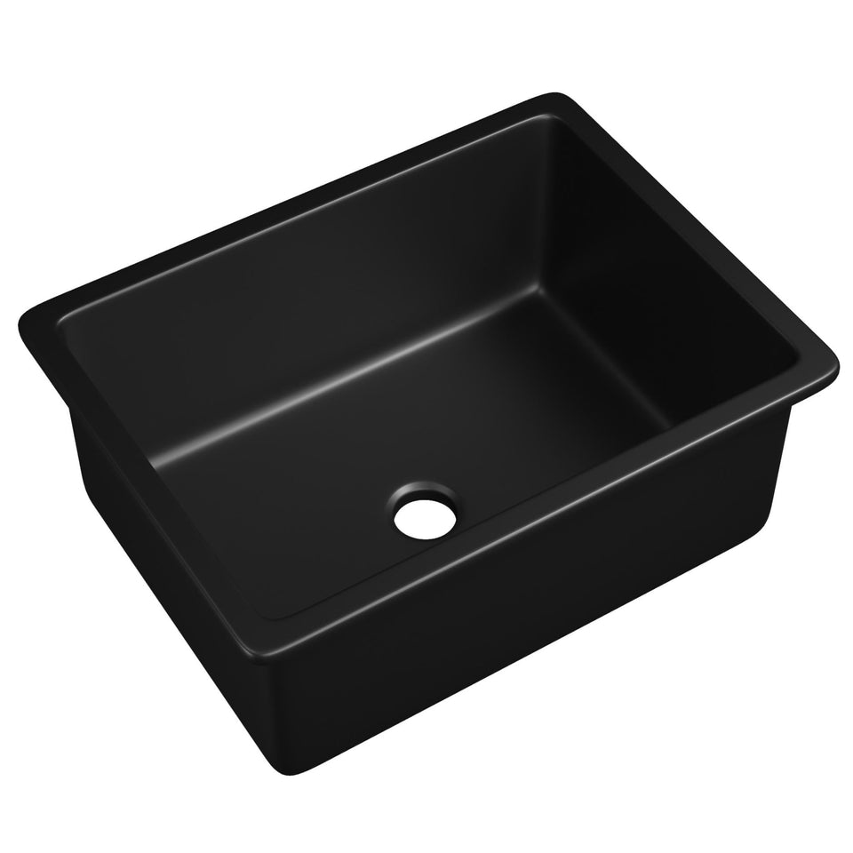Lukka Procida Inset and Undermount Fireclay Sink 760MM - Matte Black (LK-S-PFC760-MB)