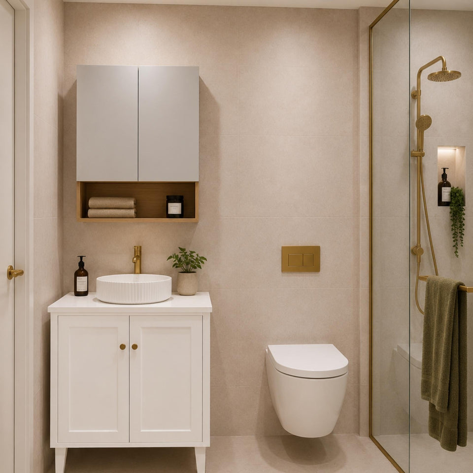 LUKKA HAROLD FEDERATION MATTE WHITE 600MM SINGLE BOWL FLOOR STANDING VANITY