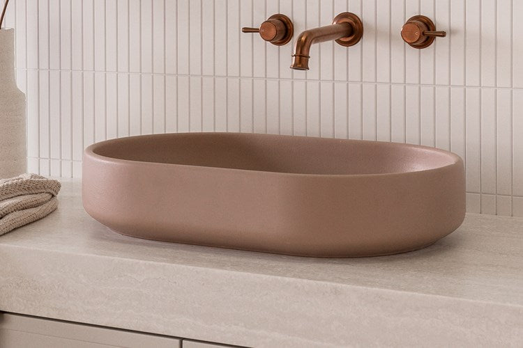 ADP Norma Concrete 550 x 350 Above Counter Basin - Plum