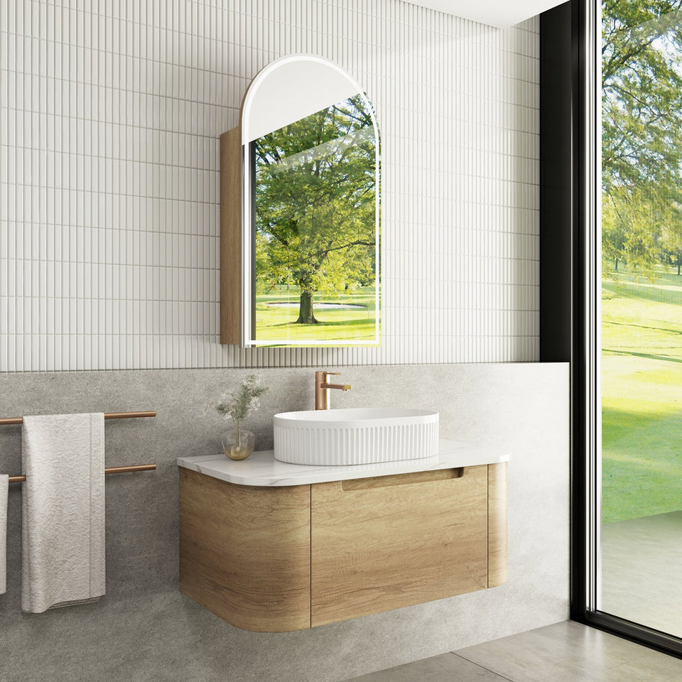 Aulic Carita Wall Hung 900mm 场景1-47系列900-侧面