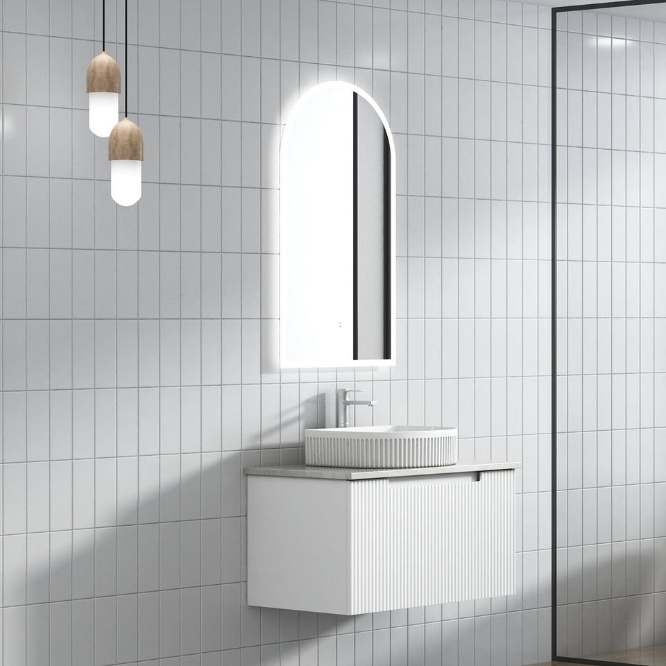 Aulic Perla Mark II Wall Hung 750mm 澳洲风格场景1-D090白色750-侧面