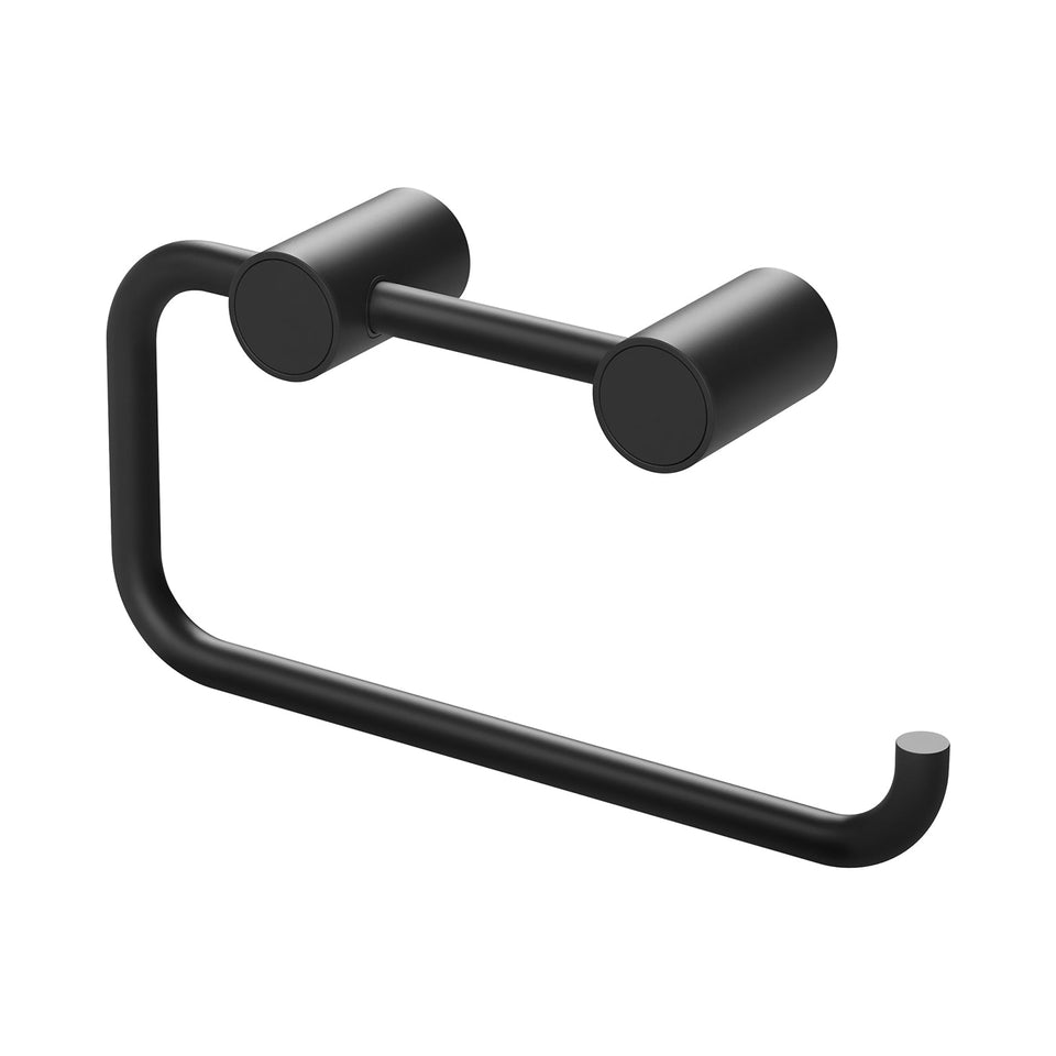 Phoenix Vivid Slimline Toilet Roll Holder - Matte Black (111-8200-10)
