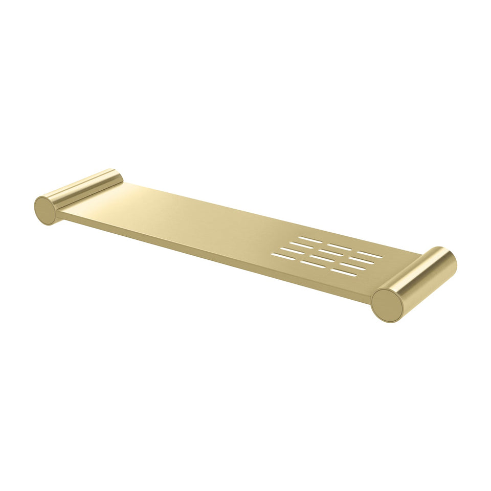 Phoenix Vivid Slimline Metal Shelf - Brushed Gold (111-8600-12)