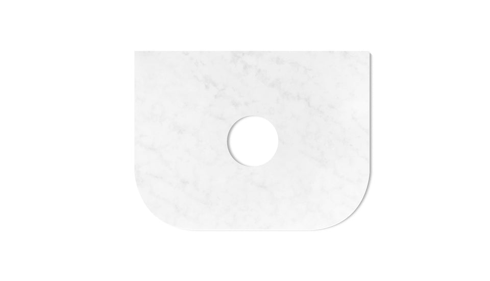 Otti Bondi White Fluted Wall Hung Vanity
