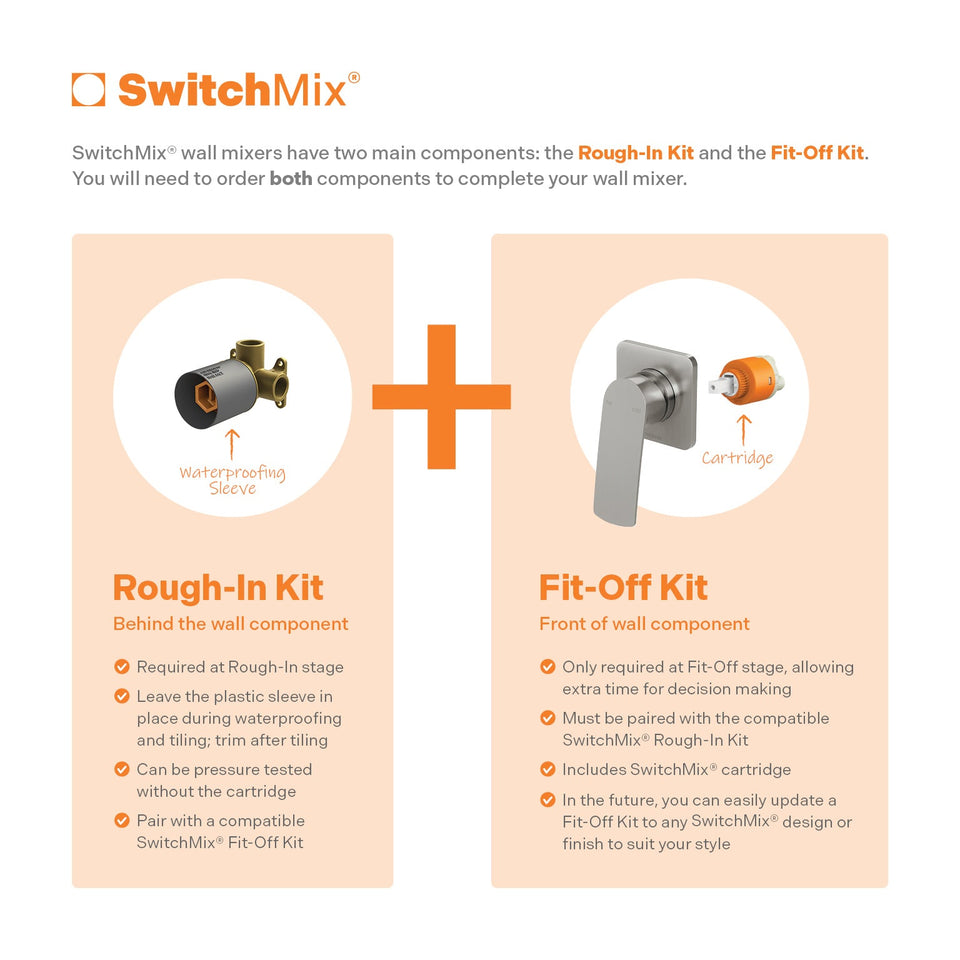 Phoenix Mekko SwitchMix Shower / Wall Mixer (Fit-Off Kit Only)