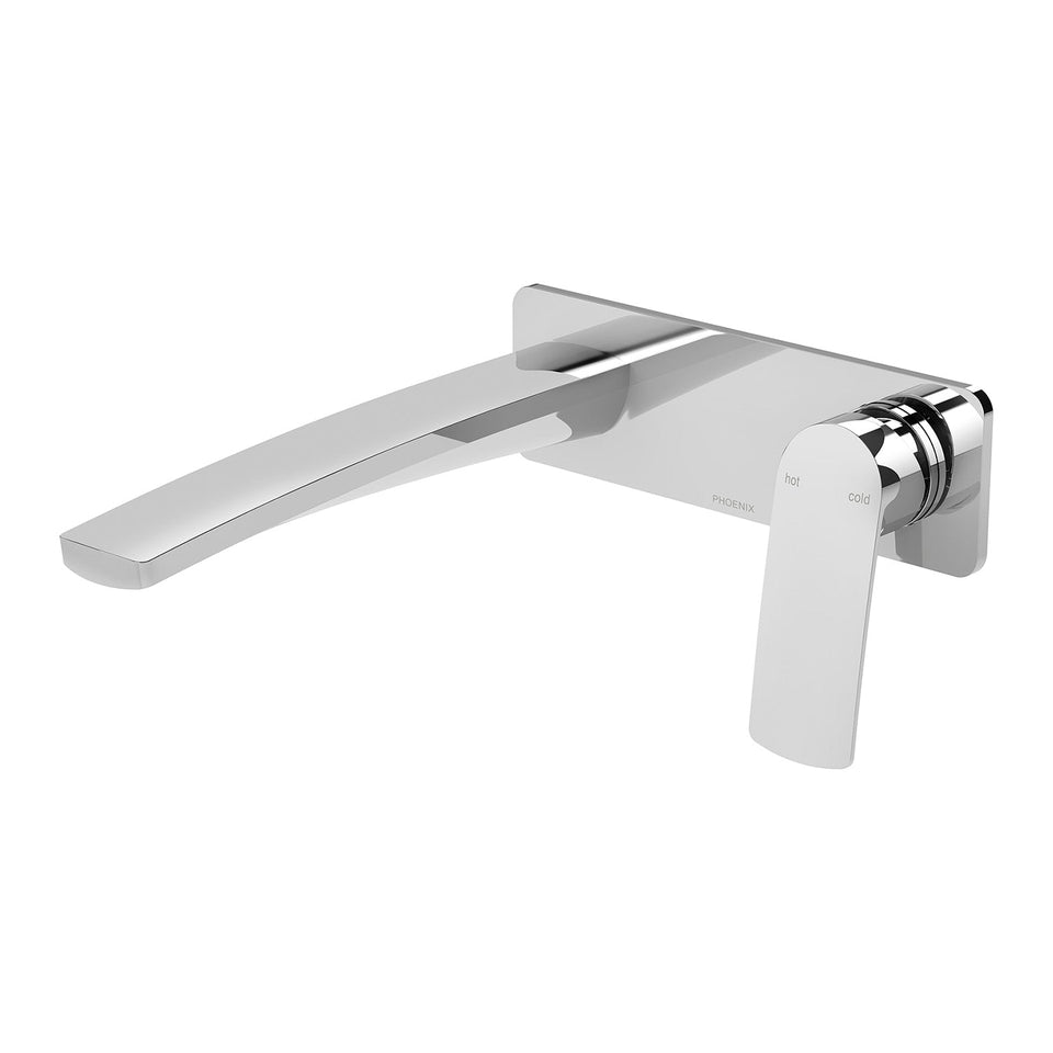 Phoenix Mekko SwitchMix Wall Basin / Bath Mixer Set (Complete Kit) - Chrome (115-2810-00-1)
