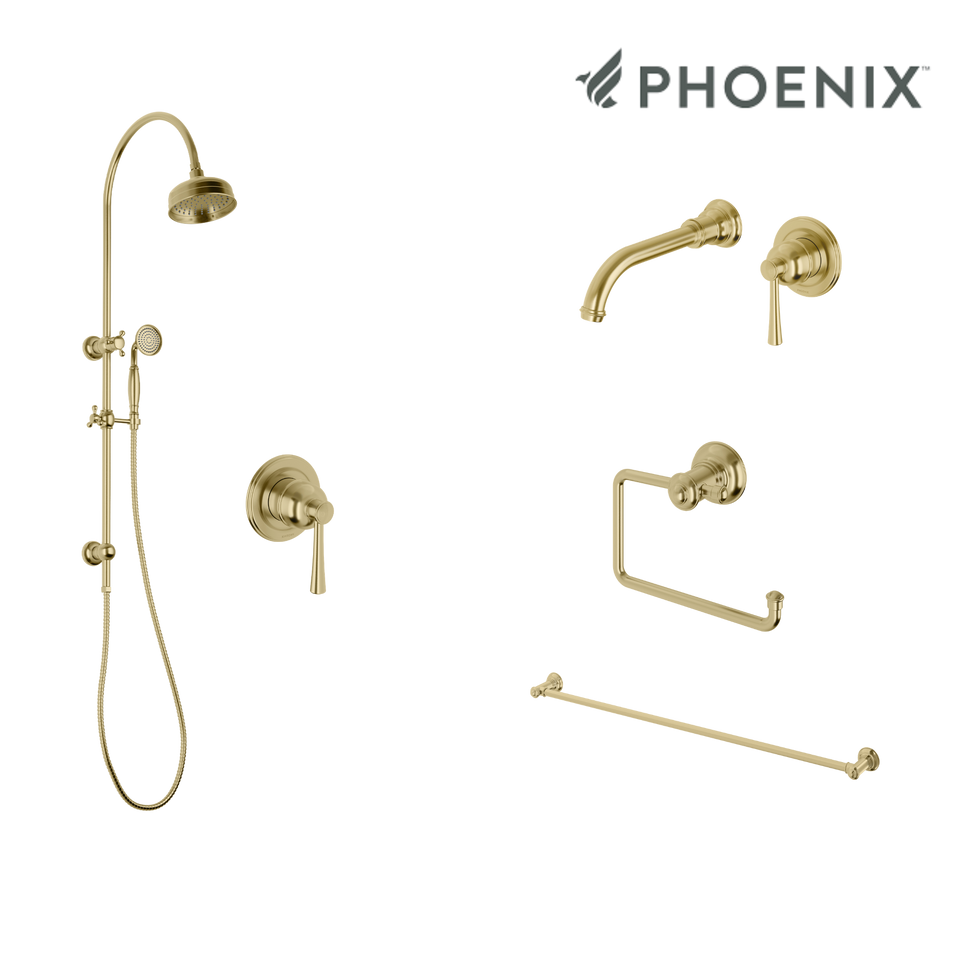 Phoenix Cromford Wall Set Tapware Package