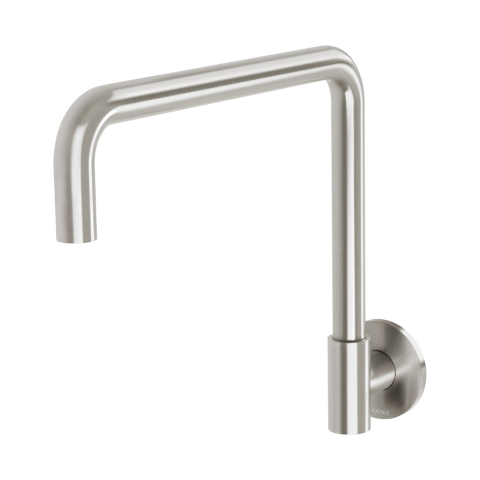 Phoenix Tapware Vivid Slimline Plus Wall Sink Outlet 240mm Squareline