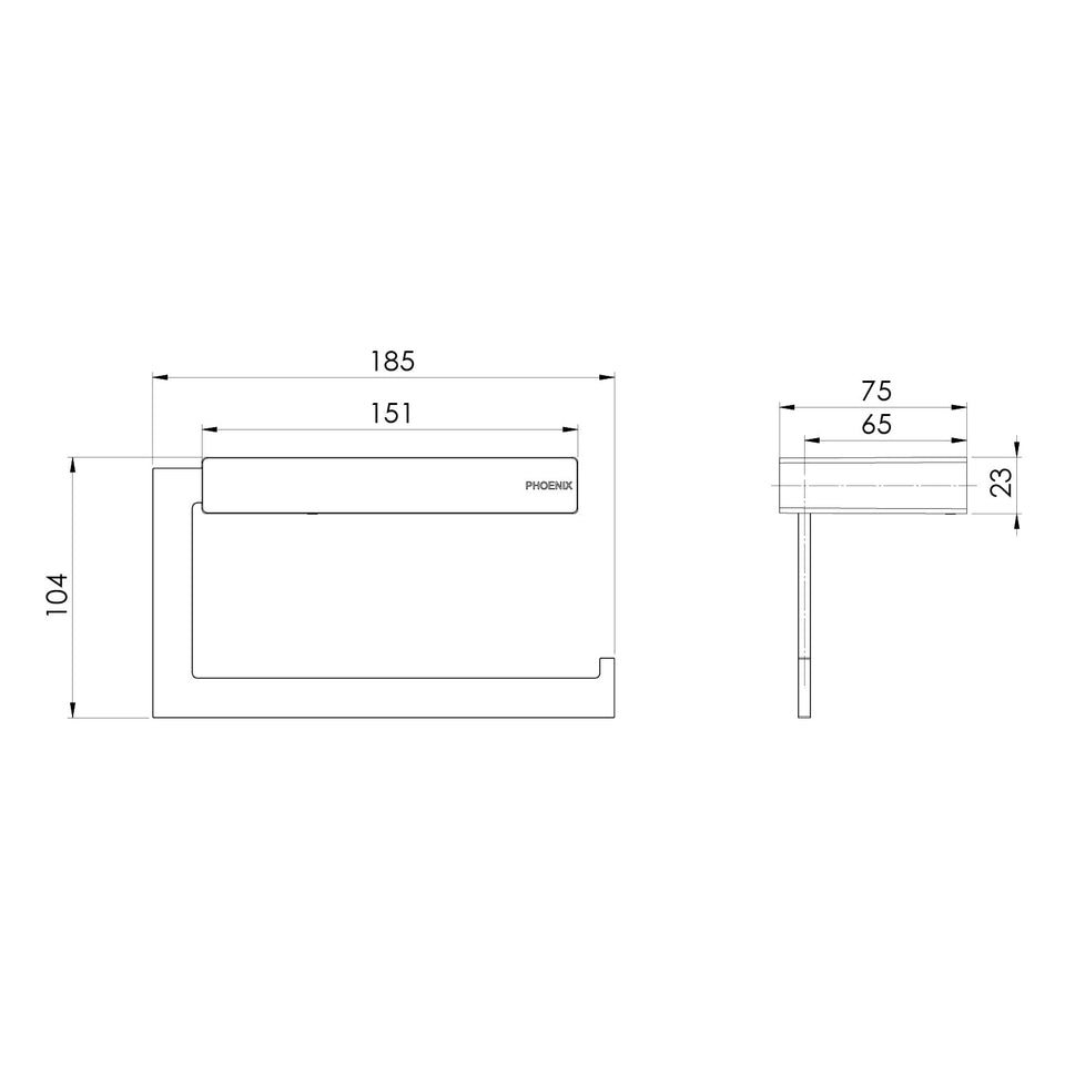 Phoenix Lexi MKII Toilet Roll Holder