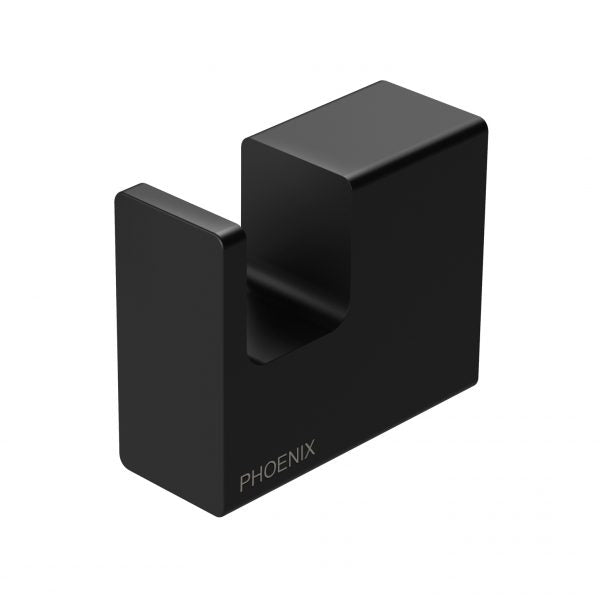 Phoenix Lexi MKII Robe Hook - Matte Black (123-8400-10)