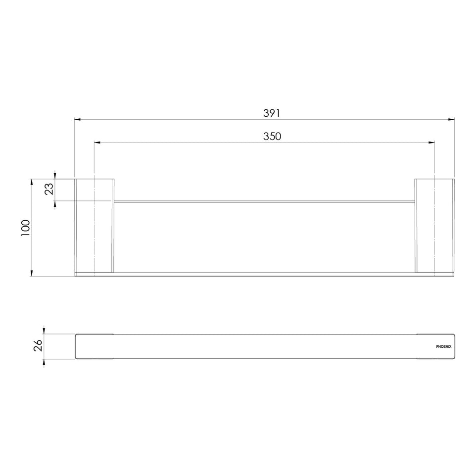 Phoenix Lexi MKII Shower Shelf