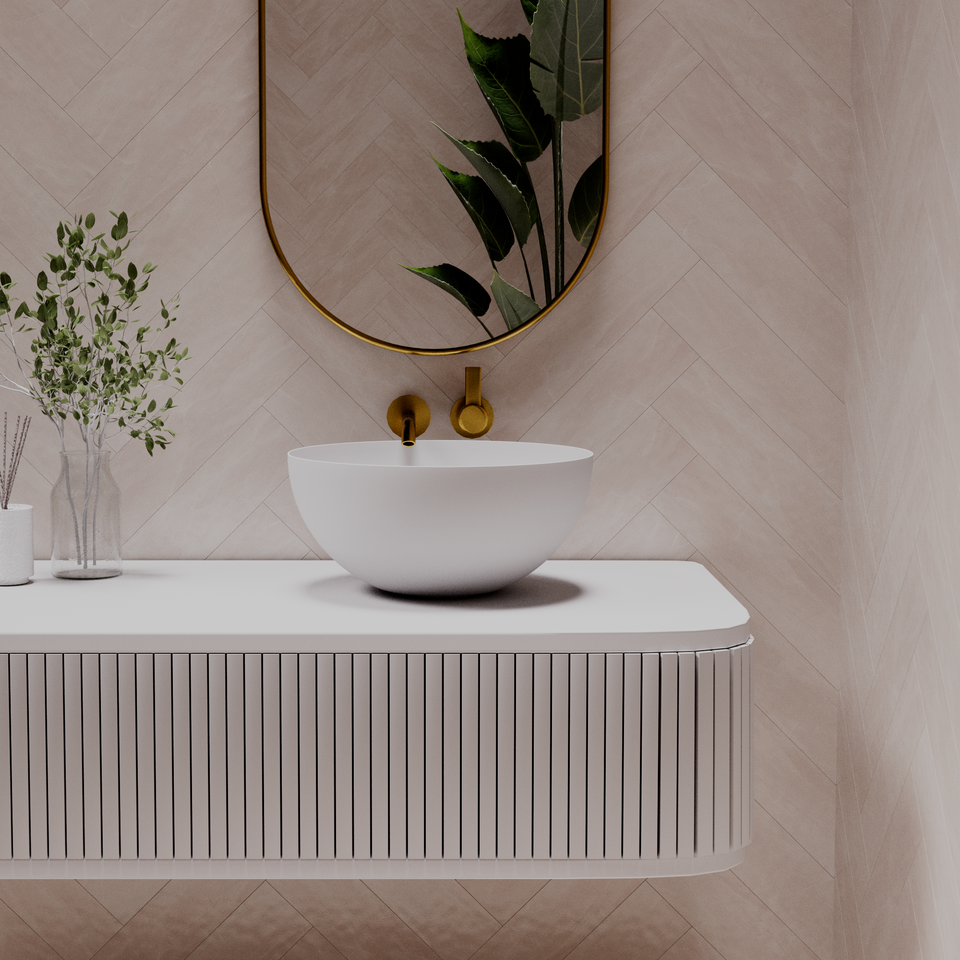 Pietra Bianca Summer Above Counter Basin