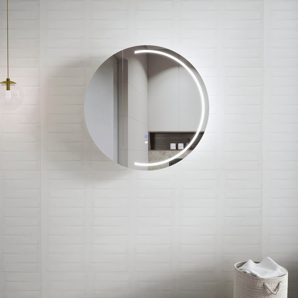 Otti London 800mm LED Shaving Cabinet Premium Edition - White