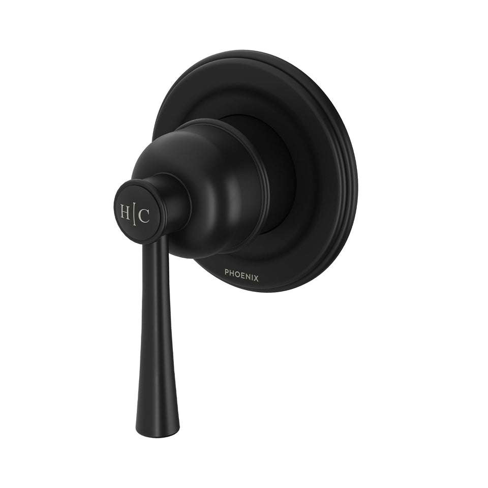 Phoenix Cromford SwitchMix Wall Mixer Complete Kit - Matte Black (134-2800-10-1)