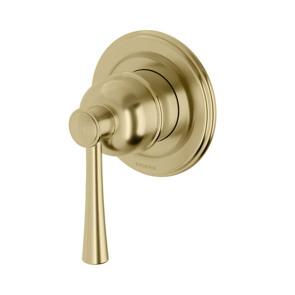 Phoenix Cromford SwitchMix Wall Mixer Complete Kit Brushed Gold