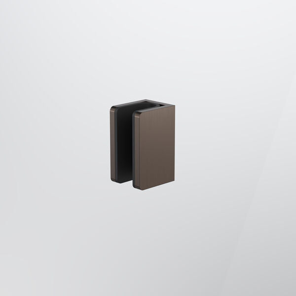 Caroma Shower Glass U Bracket - Brushed Bronze (14228001BBZ)