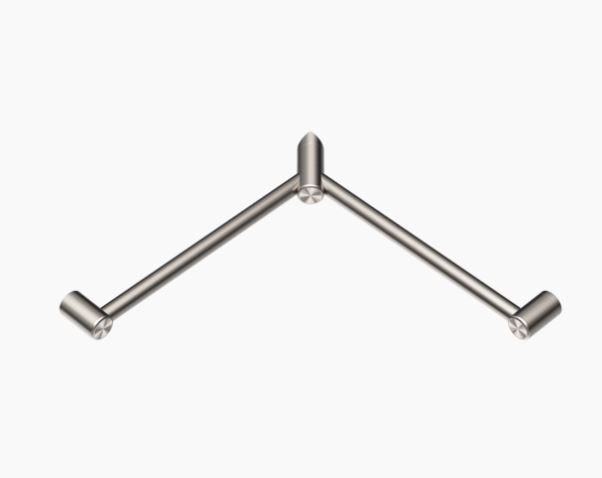 Nero Tapware Mecca Care 32mm Wrap Around Corner Grab Rail