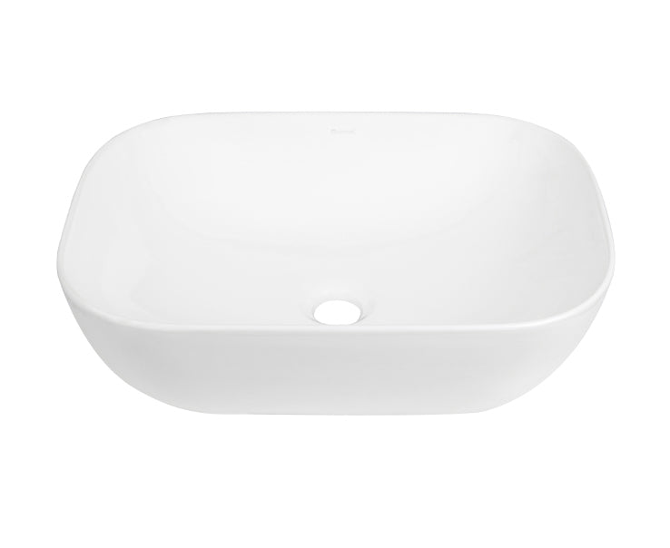 Otti Artis O'96 455mm Oval Above Counter Basin - Matte White