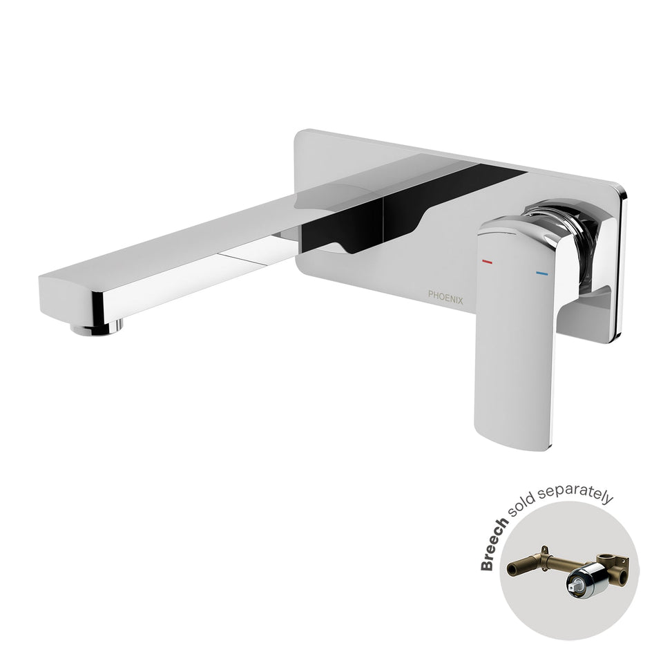 Phoenix Teva Wall Basin / Bath Mixer Set Trim Kit Only Phoenix Builders Range - Chrome (152-7815-00-1)