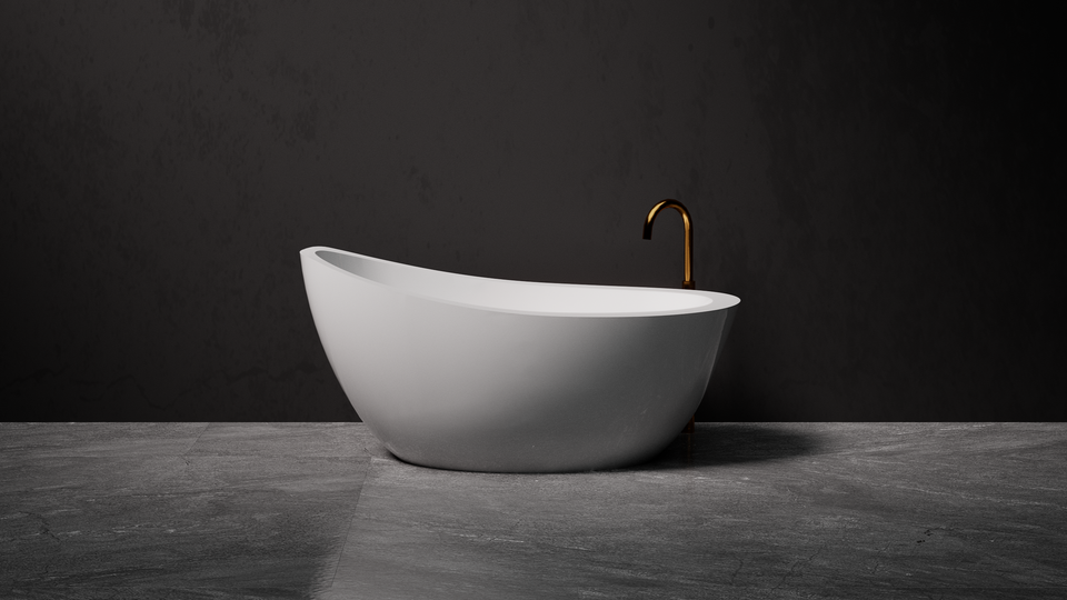 Pietra Bianca Autumn Freestanding Bath
