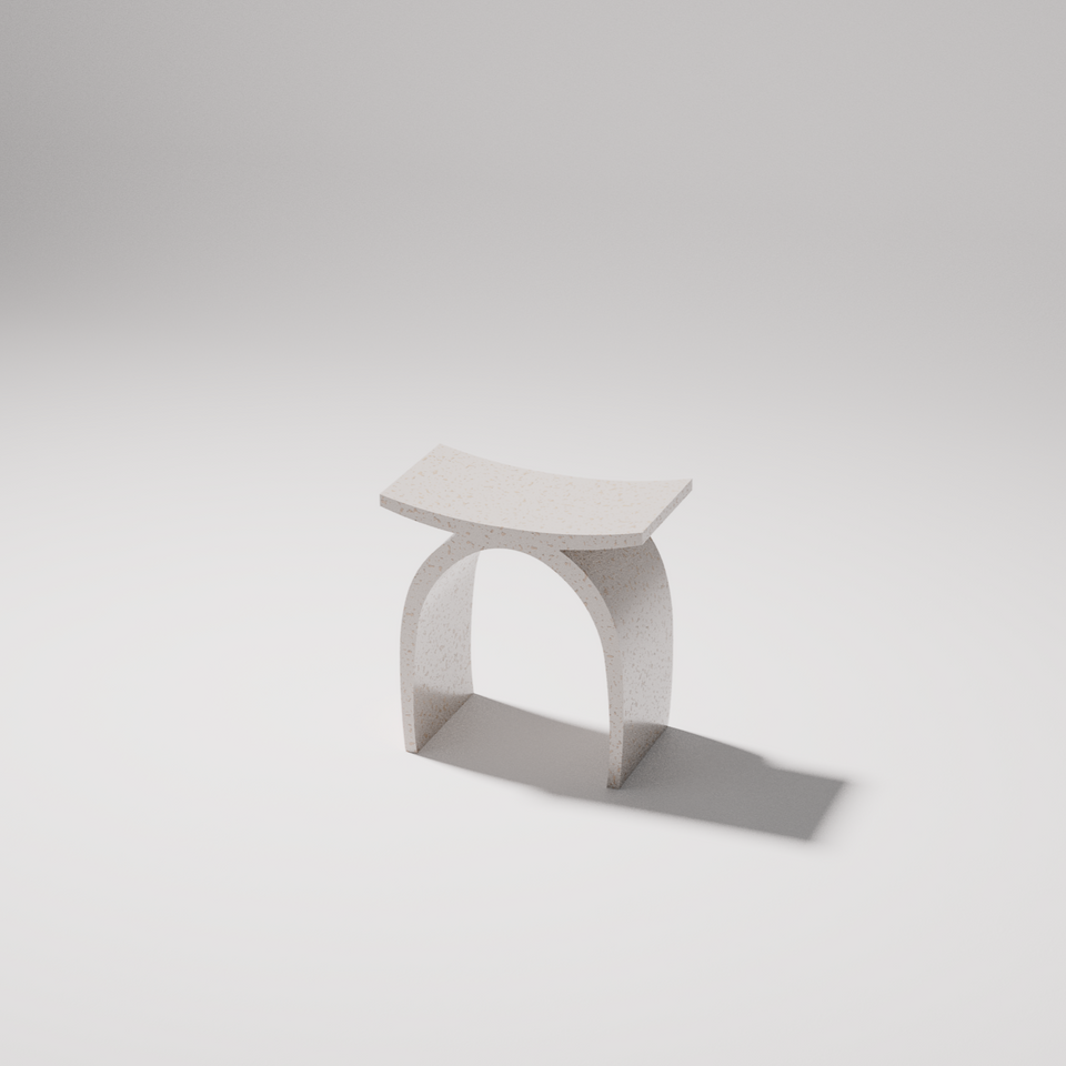 Pietra Bianca Petra Stool
