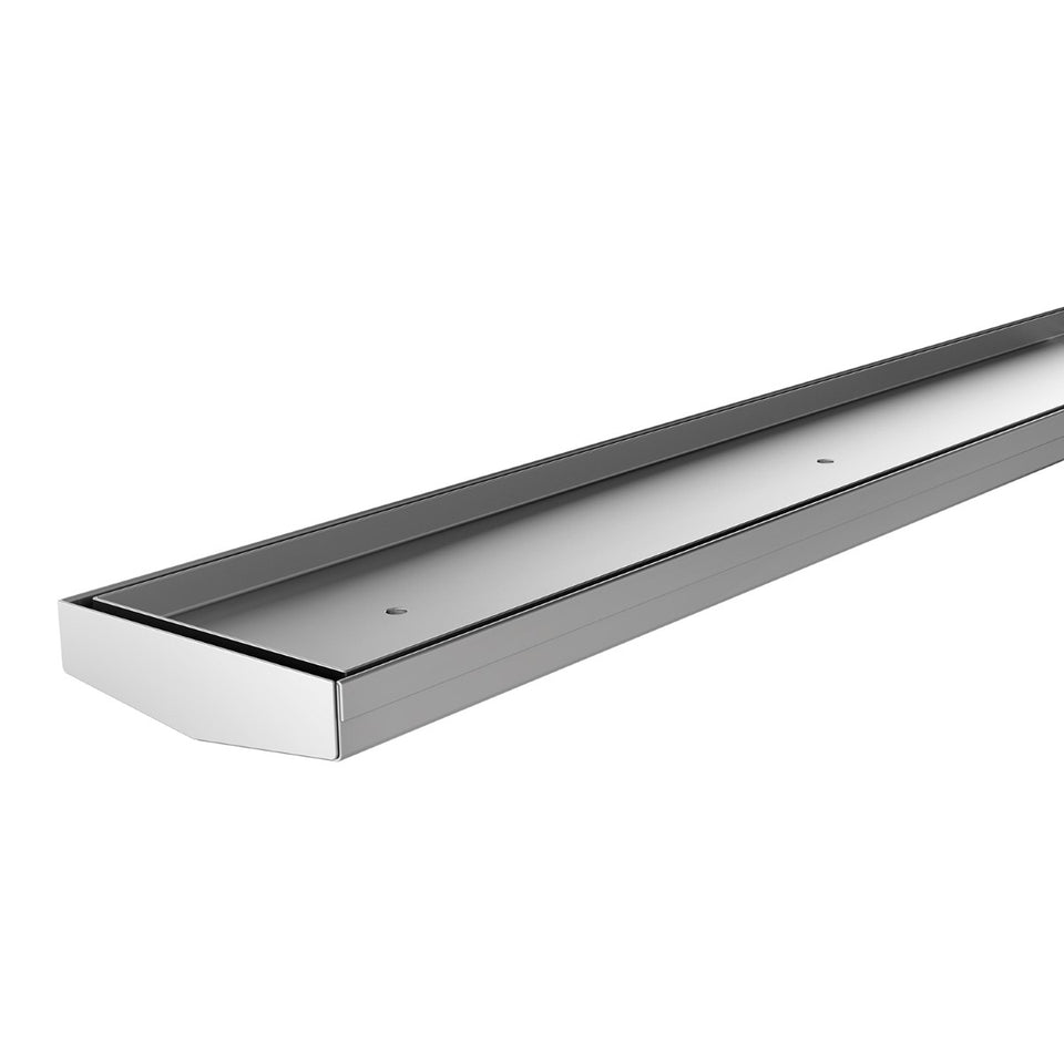Phoenix Tapware Phoenix V Channel Drain TI 100 x 600mm Outlet 90mm