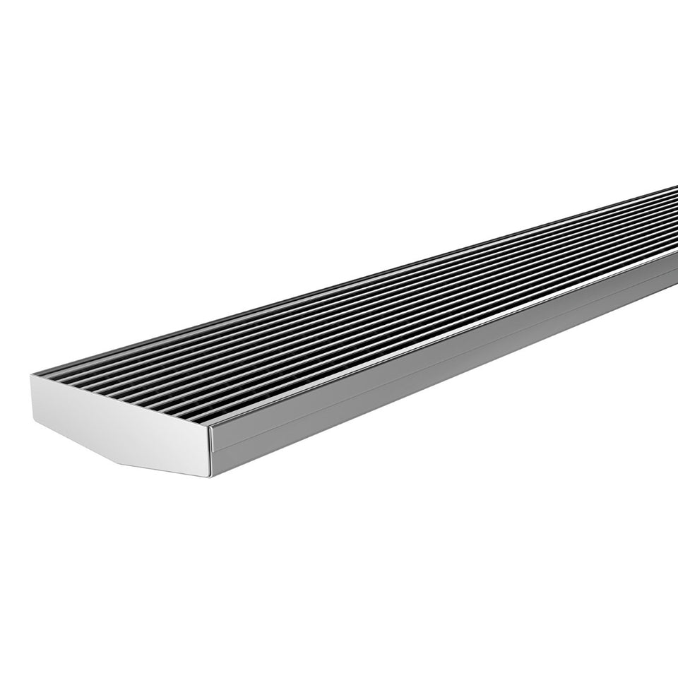 Phoenix Tapware Phoenix V Channel Drain HG 100 x 600mm Outlet 90mm