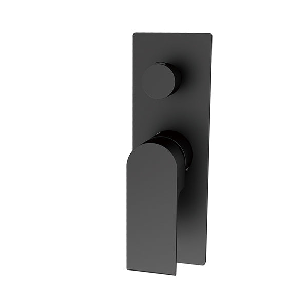 Nero Bianca Shower Mixer With Divertor - Matte Black (NR321509aMB)