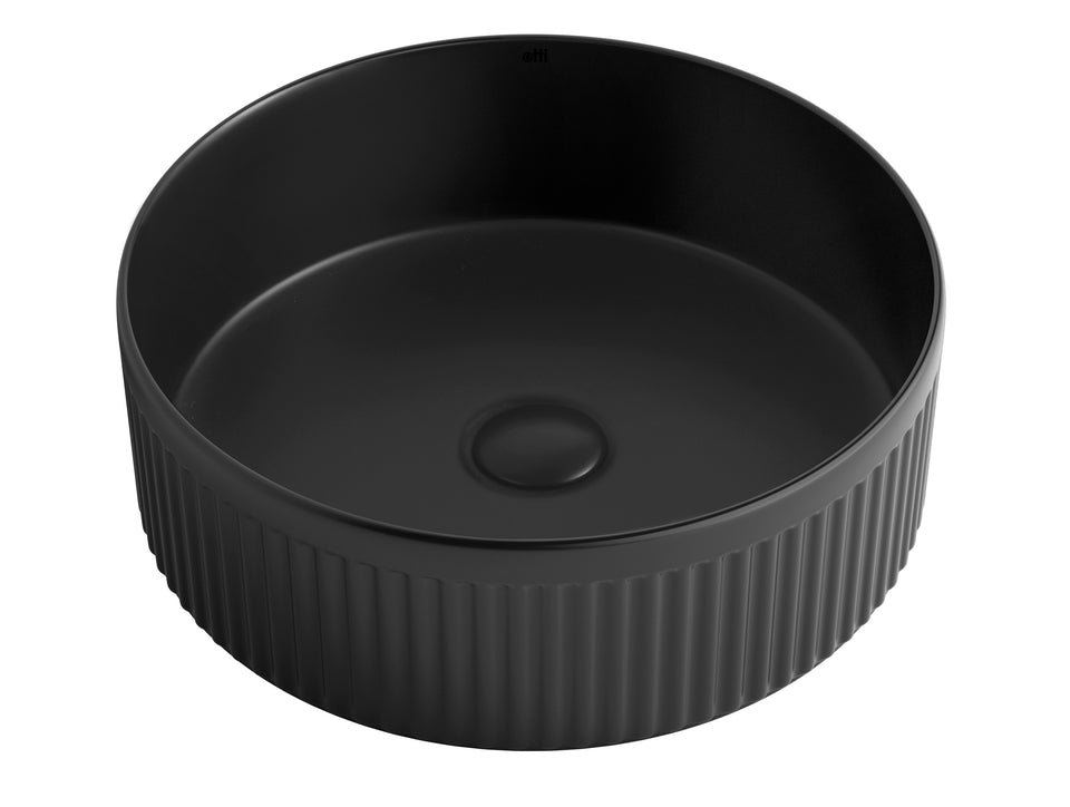Otti Oxford 395mm Fluted Round Above Counter Basin