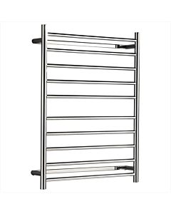 Hotwire Heating - 10 Bar Round Heated Towel Rail 900H x 700W x 122D