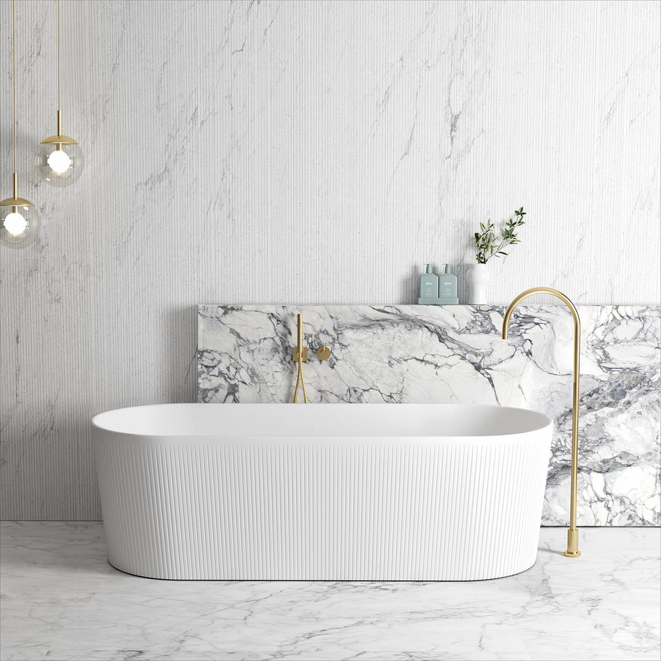 Noosa 1700mm Matte White Bath
