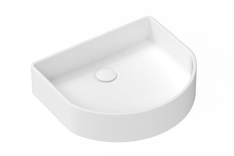 ADP Arch Smooth Matte White Above Counter Basin