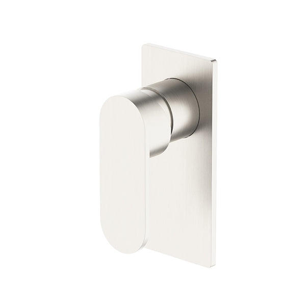 Nero Ecco Shower Mixer Brushed Nickel