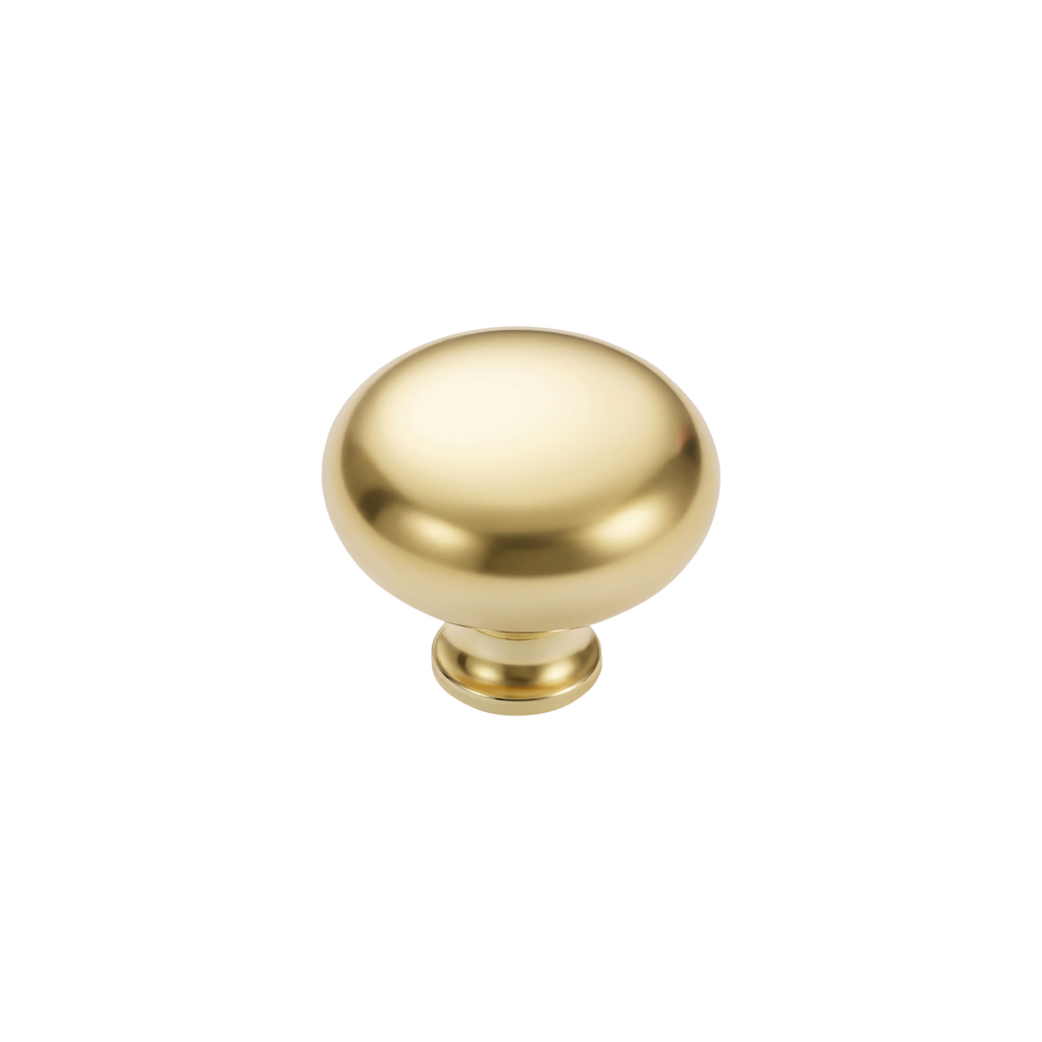Momo Lugo Plain Knob 38mm Polished Brass