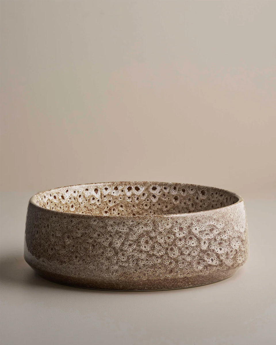 Kiln 360 Ceramic Above Counter Basin - White Ochre