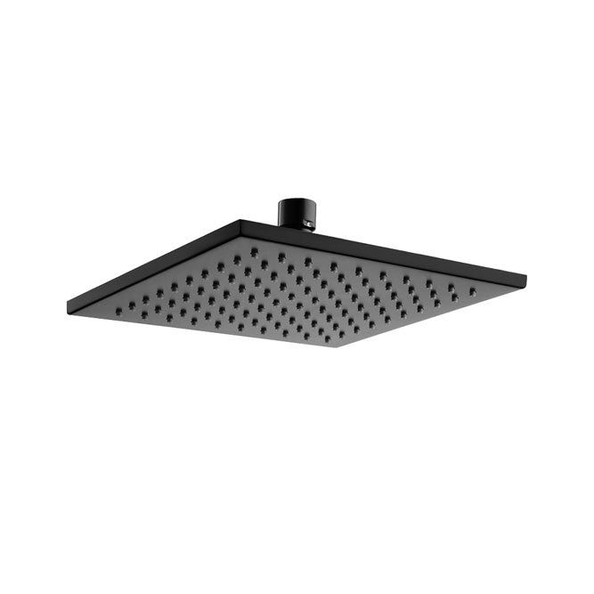 Fienza Modena BLACK Overhead Shower - 200mm