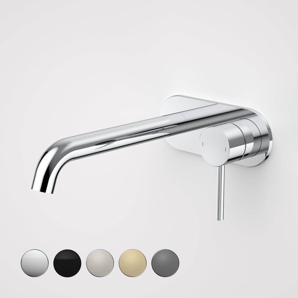 Caroma Liano II Wall Basin/Bath Mixer Plate Set Chrome - CLEARANCE
