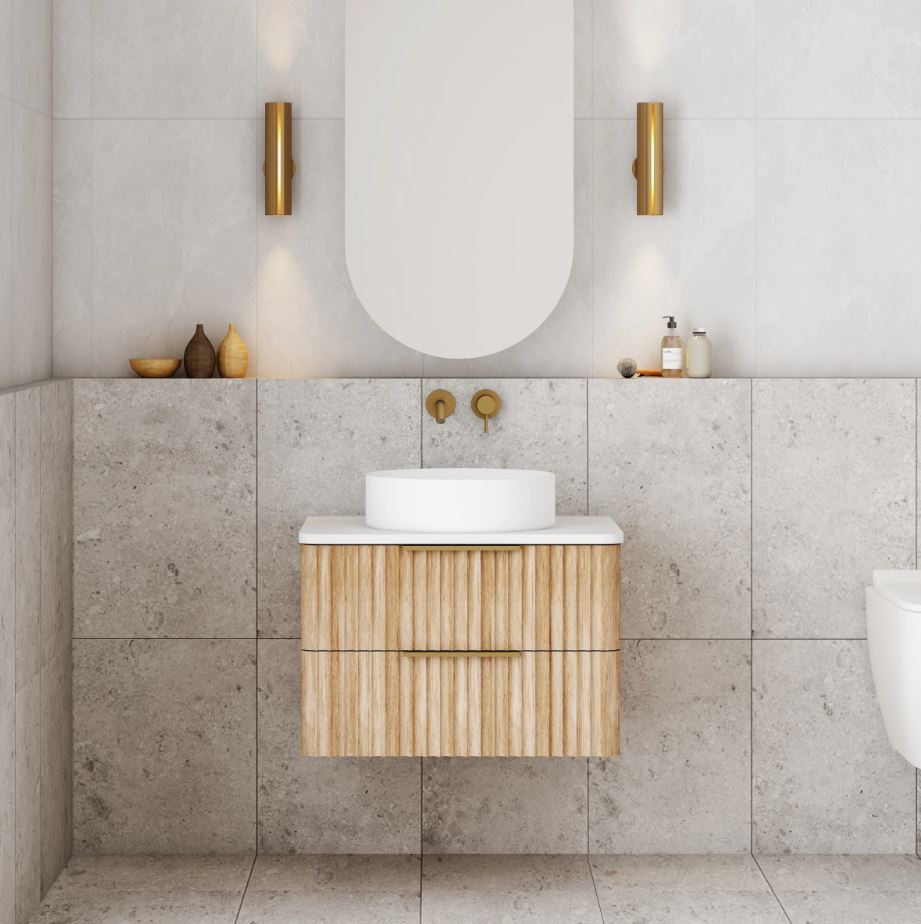 Gravity Curved Wall Hung Vanity