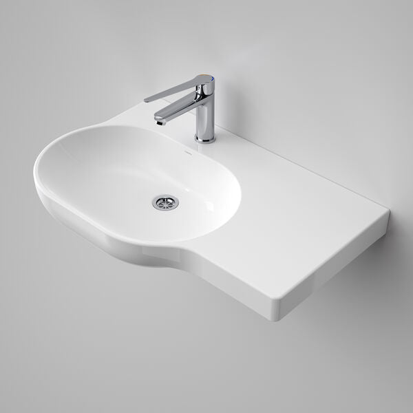 Caroma Opal® 720 Wall Basin Right Hand Shelf - White (632110W)
