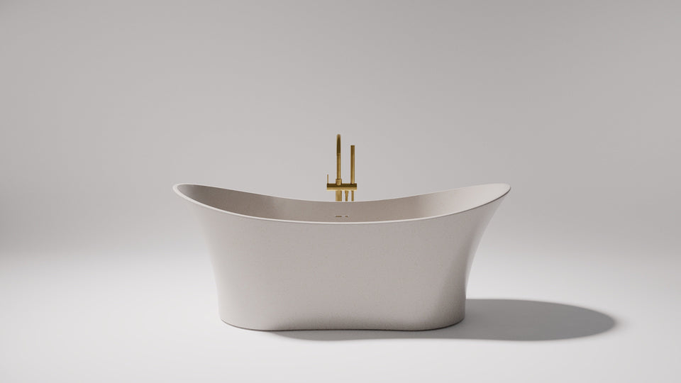 Pietra Bianca Crown Freestanding Bath