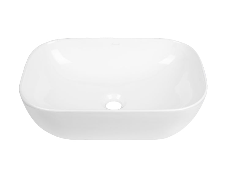 Otti Artis O'96 455mm Oval Above Counter Basin - Gloss White