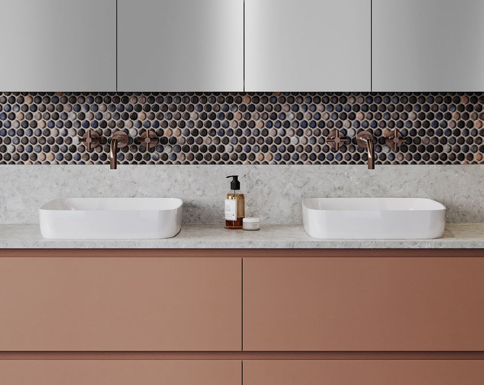 Timberline Addison Gloss White Basin