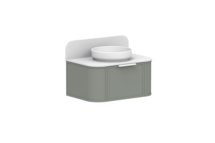 ADP Flo Wall Hung Vanity 12mm Durasein Benchtop - 1500mm Centre Bowl (FLOFAS1500WHC)