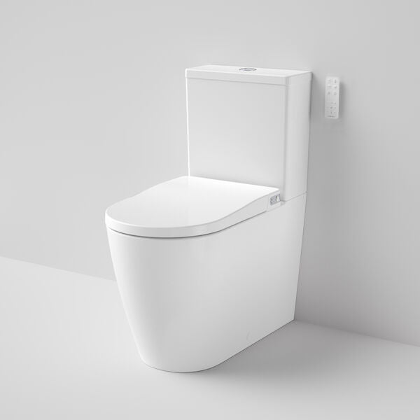 Caroma Urbane® II Bidet Cleanflush® Wall Faced Close Coupled Back Entry Toilet Suite (with GermGard®) - White (848711W)