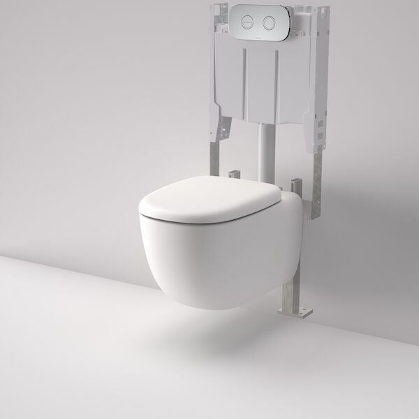 Caroma Contura II Cleanflush Wall Hung Invisi Series II Suite GermGard