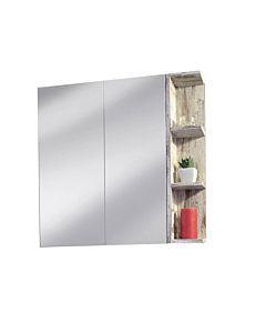 ADP Glacier Shaving Cabinet 750x800, 2 Door, RH shelf
