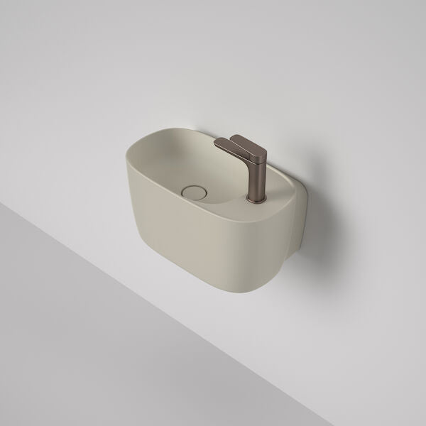 Caroma Contura® II Hand Wall Basin (1 Tap Hole) - Matte Clay (853710CL)