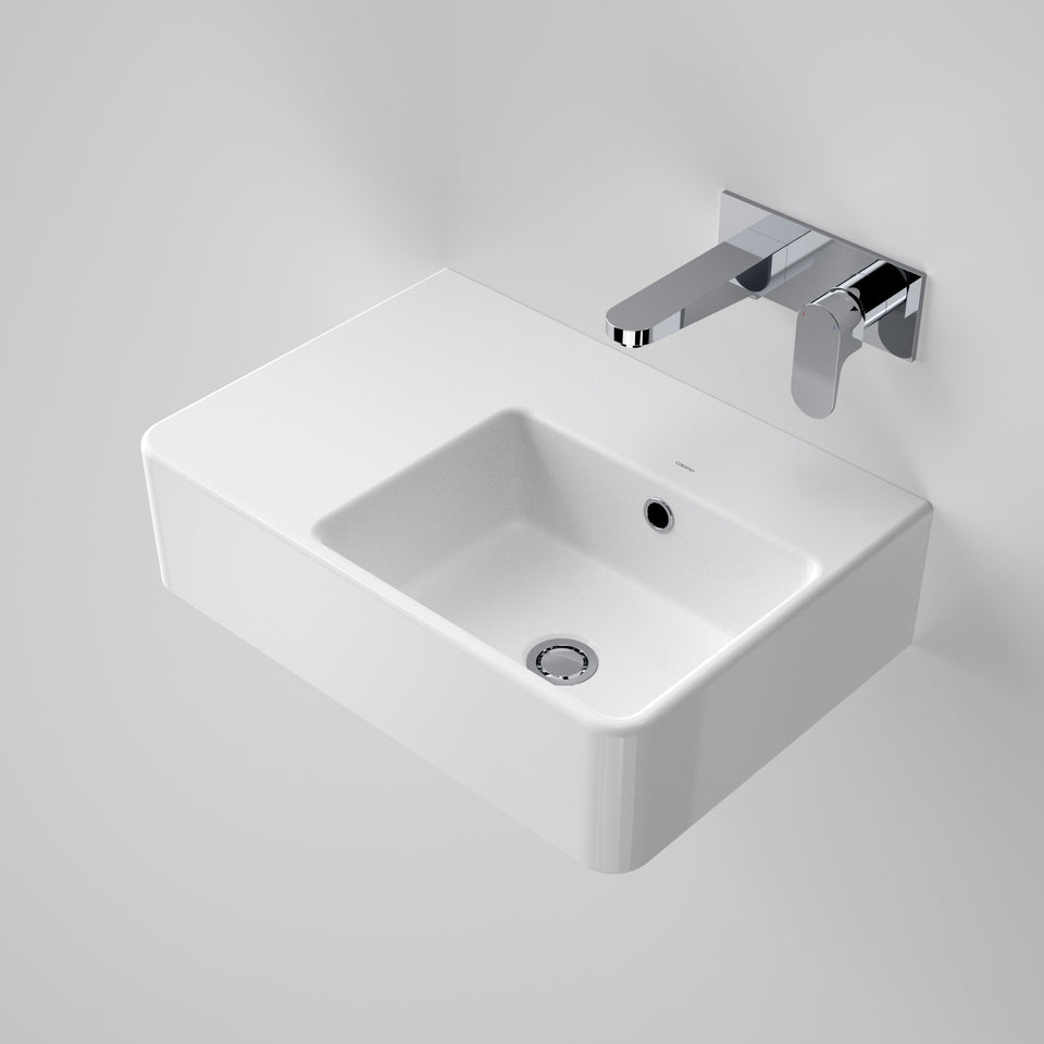 Caroma Cube Extension Wall Basin - White (864205W)