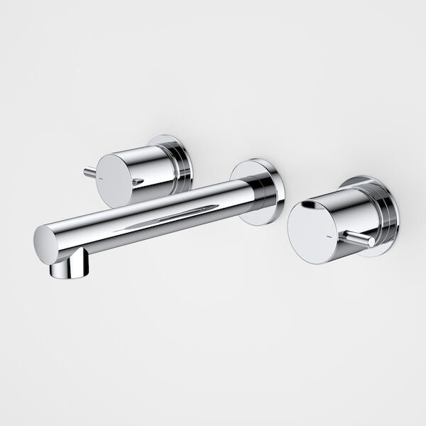 Caroma Luna® Lever Wall Basin Set - Lead Free - Chrome (90333C5AF)