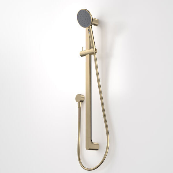 Caroma Urbane® II Universal Rail Shower - Brushed Brass (96331BB4E)